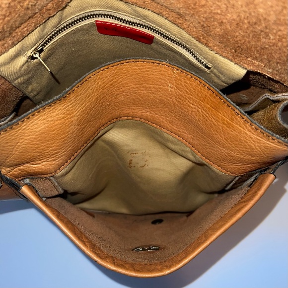 Vintage Leather Satchel Bag - Picture 6 of 16